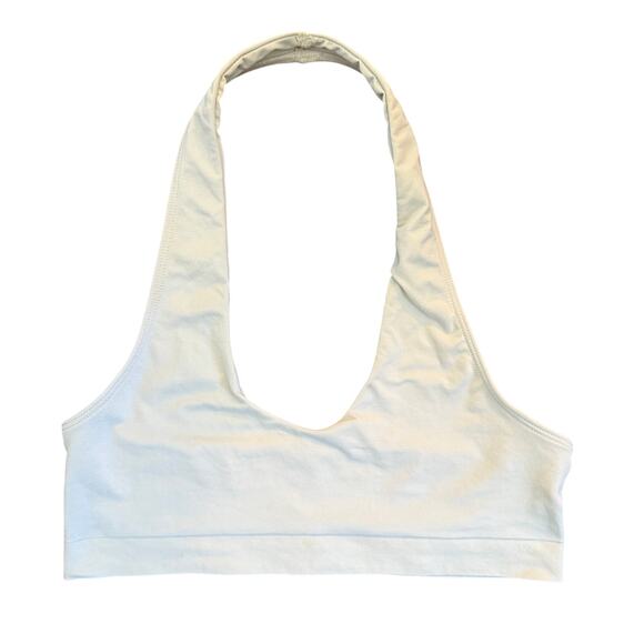 Intimately Free People Super Soft Pale Celery Green Halter Top Bra - xs - Picture 1 of 7